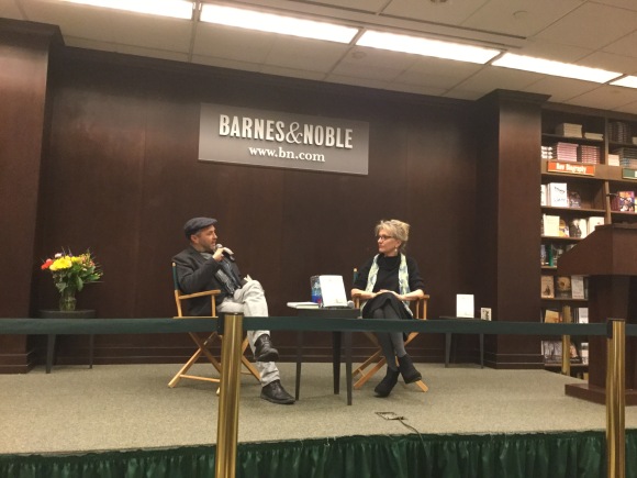 "There are writers that leave porous holes [in their works] with air pockets for the reader," said Colum McCann, introducing Elizabeth Strout, whose novel I am Lucy Barton was recently released. "She whispers, 'trust me I m going to take you somewhere' and when we get there..she has told me secrets."